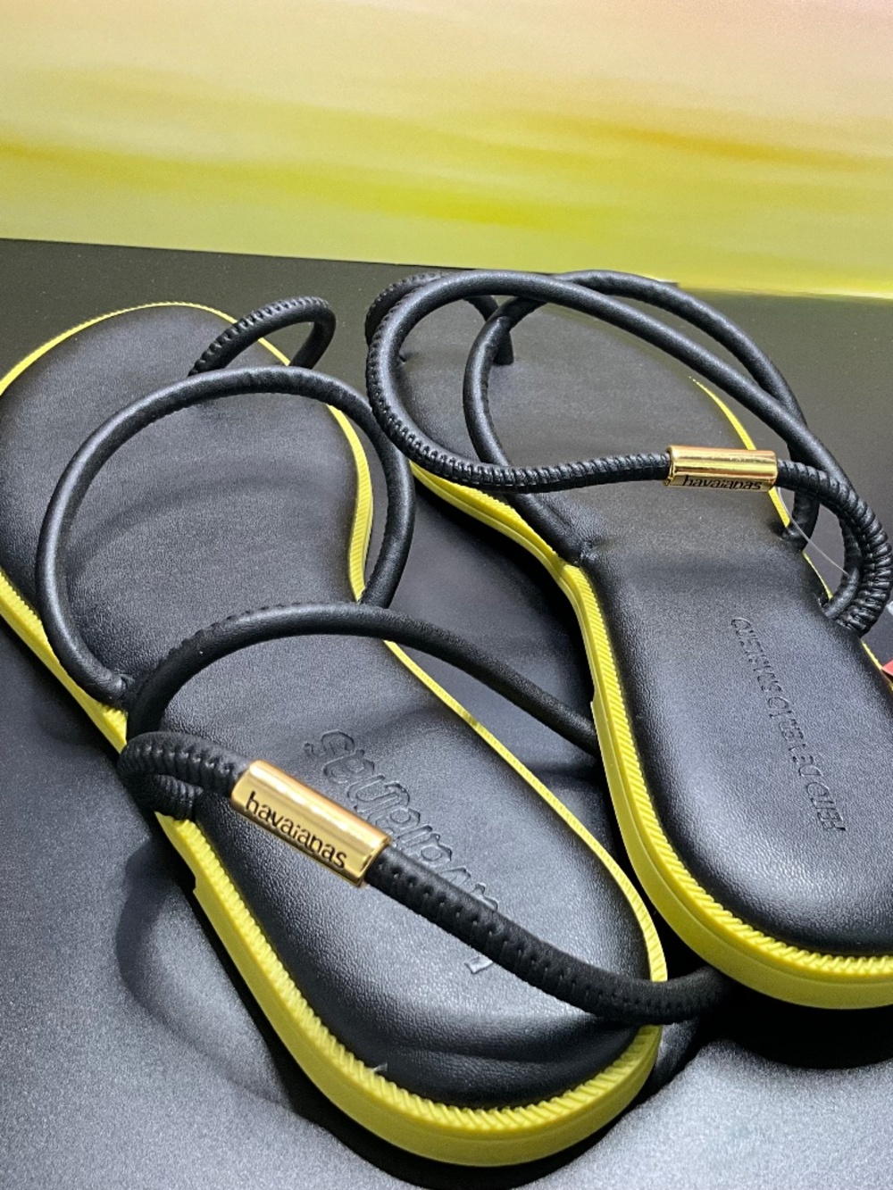 Havaianas Una Pitanga Sandals- Black. US Women’s 11/ EU 42. NWT